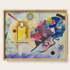 Yellow Red Blue Wassily Kandinsky 1925 Serving Tray Gallery Image 1