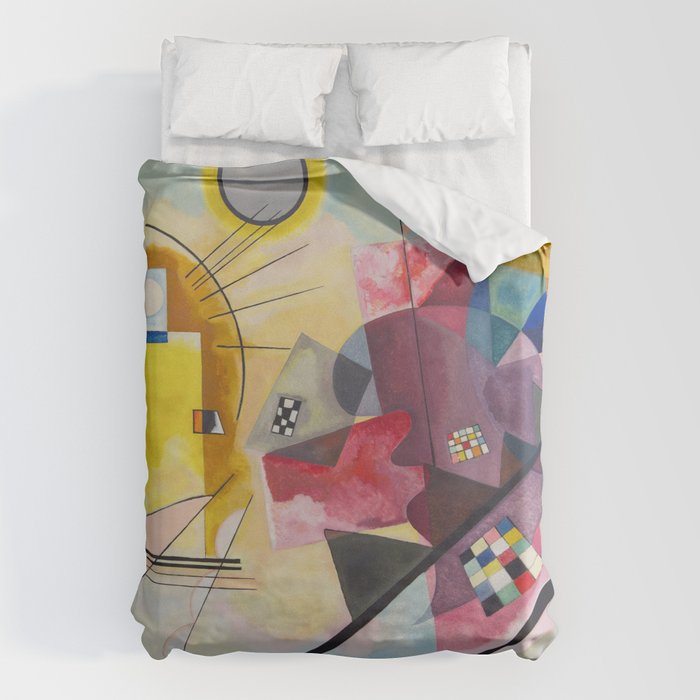 Yellow Red Blue Wassily Kandinsky 1925 Duvet Cover Gallery Image 6
