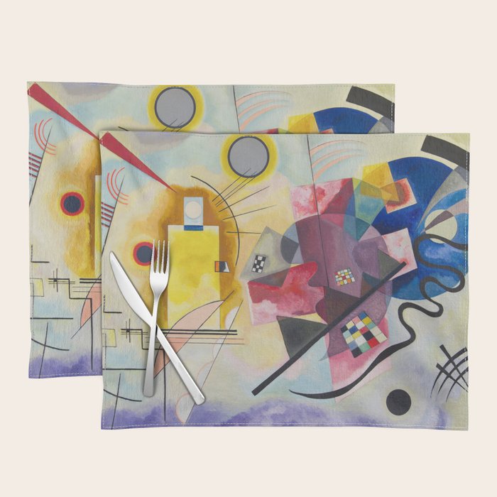 Yellow Red Blue Wassily Kandinsky 1925 Placemat Gallery Image 1