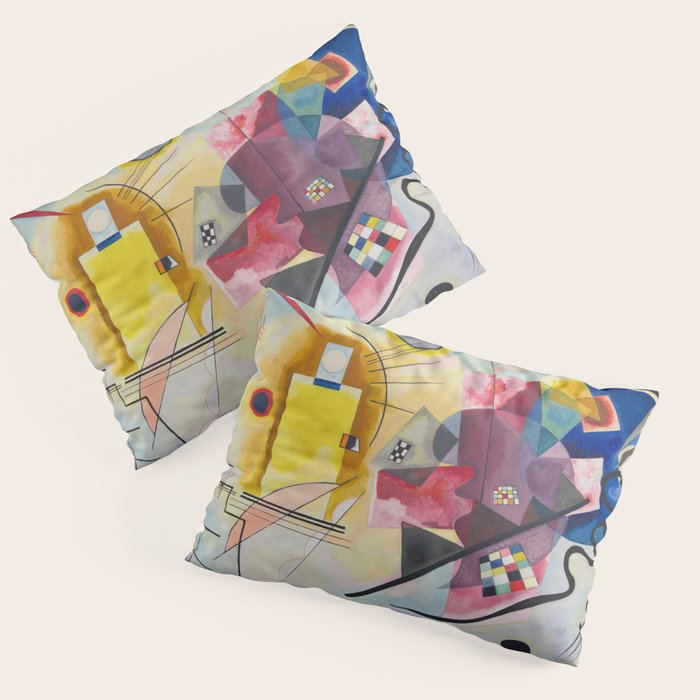 Yellow Red Blue Wassily Kandinsky 1925 Pillow Sham Gallery Image 3