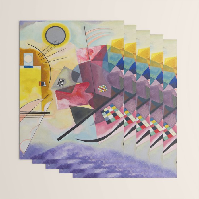 Yellow Red Blue Wassily Kandinsky 1925 Wrapping Paper Gallery Image 3