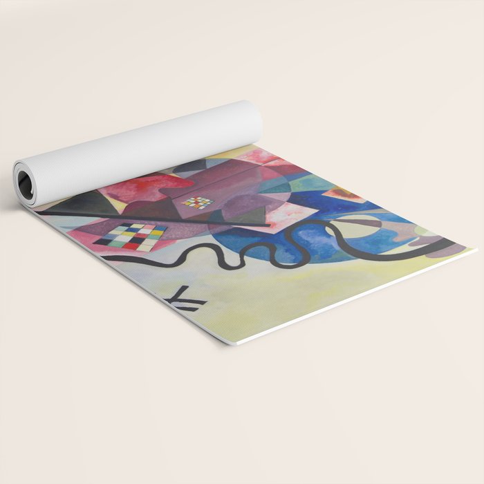 Yellow Red Blue Wassily Kandinsky 1925 Yoga Mat Gallery Image 2