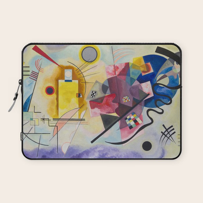 Yellow Red Blue Wassily Kandinsky 1925 Laptop Sleeve Gallery Image 1