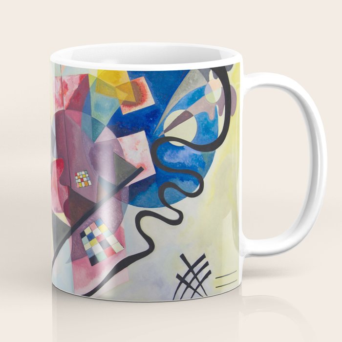 Yellow Red Blue Wassily Kandinsky 1925 Coffee Mug Gallery Image 1