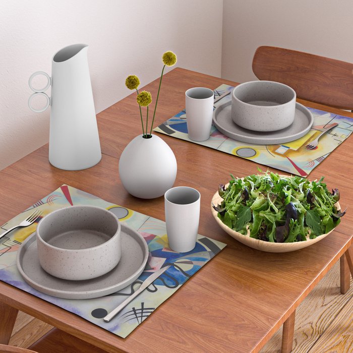 Yellow Red Blue Wassily Kandinsky 1925 Placemat Gallery Image 2