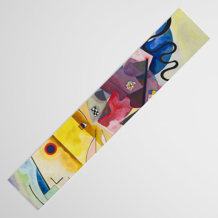Yellow Red Blue Wassily Kandinsky 1925 Table Runner Gallery Image 3