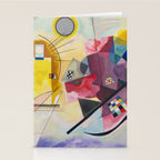 Yellow Red Blue Wassily Kandinsky 1925 Stationery Card Gallery Image 2