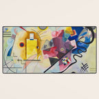 Yellow Red Blue Wassily Kandinsky 1925 Desk Mat Gallery Image 3