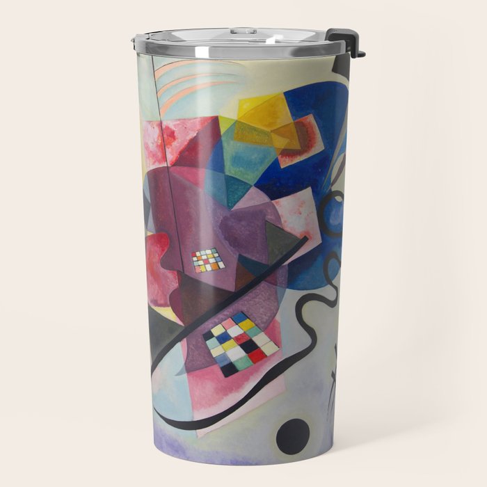 Yellow Red Blue Wassily Kandinsky 1925 Travel Mug Gallery Image 2