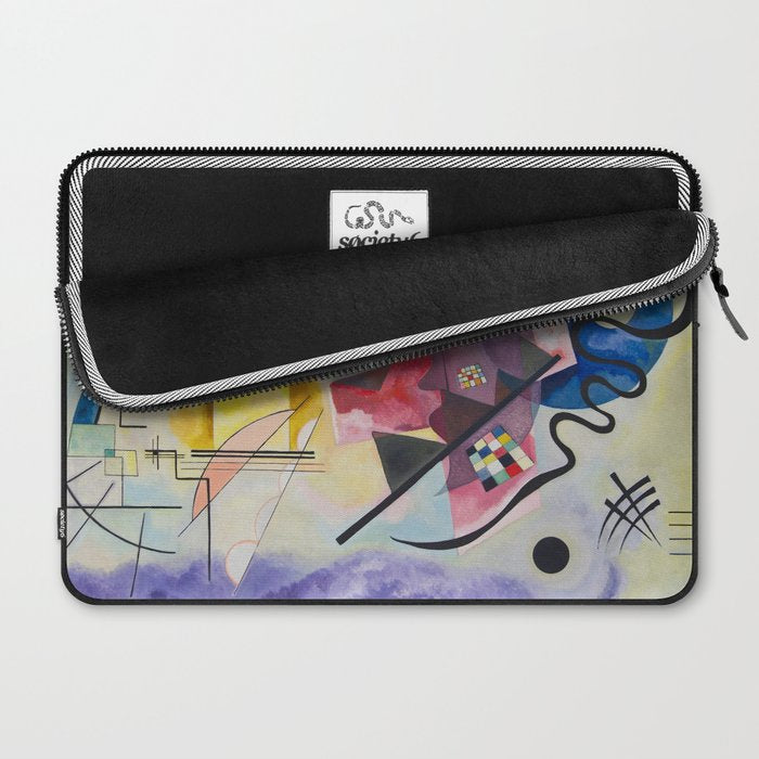 Yellow Red Blue Wassily Kandinsky 1925 Laptop Sleeve Gallery Image 2