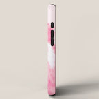 Lion Chewing Bubble Gum in Pink iPhone Case Gallery Image 2