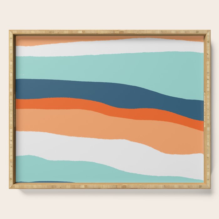 venice sunset Serving Tray Gallery Image 1