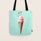 FLAMINGO CONE Tote Bag Gallery Image 1