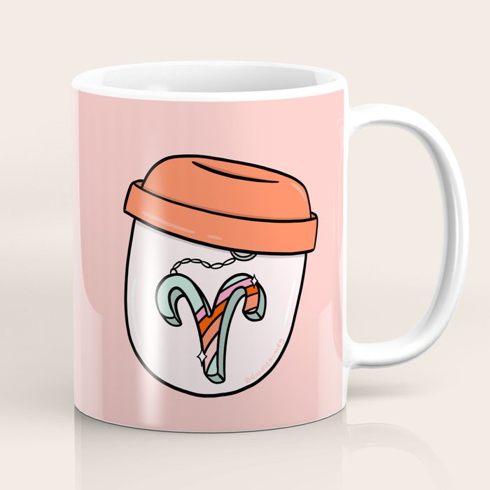 Aries Keychain Coffee Mug Gallery Image 1