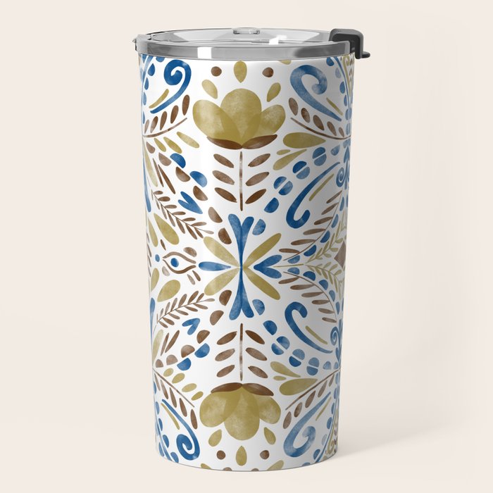 Intricate bohemian charm Travel Mug Gallery Image 2