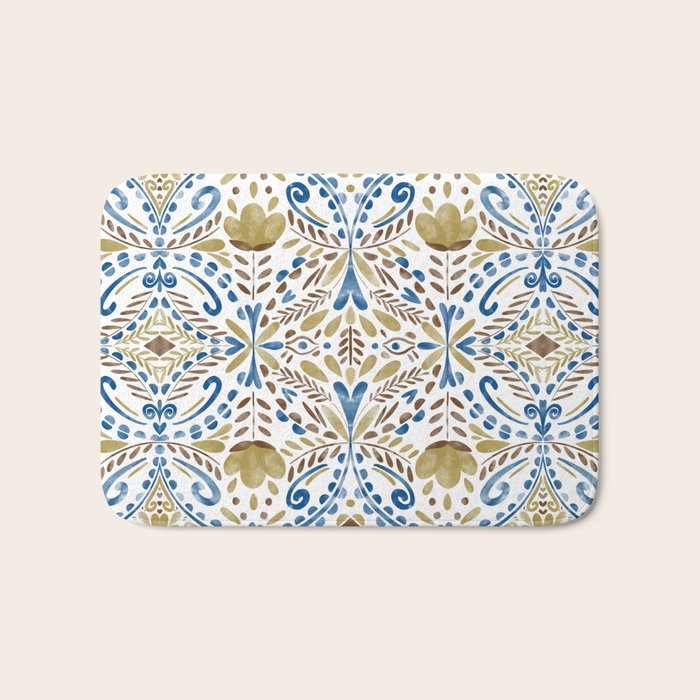 Intricate bohemian charm Bath Mat Gallery Image 1
