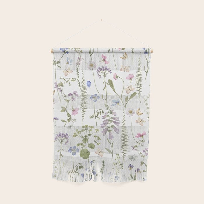 Hygge Summer Wildflowers Meadow Wall Hanging Gallery Image 1