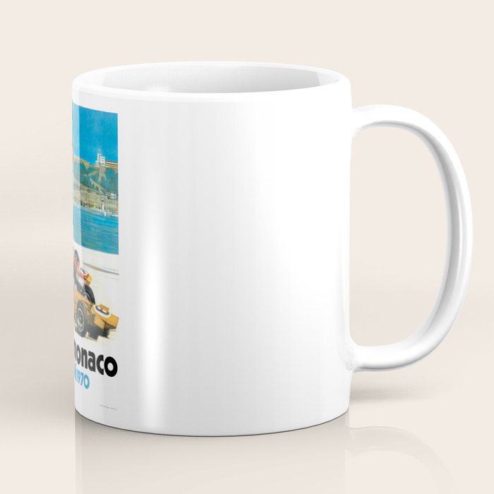 1970 MONACO Grand Prix Racing Poster Coffee Mug Gallery Image 1