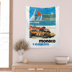 1970 MONACO Grand Prix Racing Poster Wall Tapestry Gallery Image 2