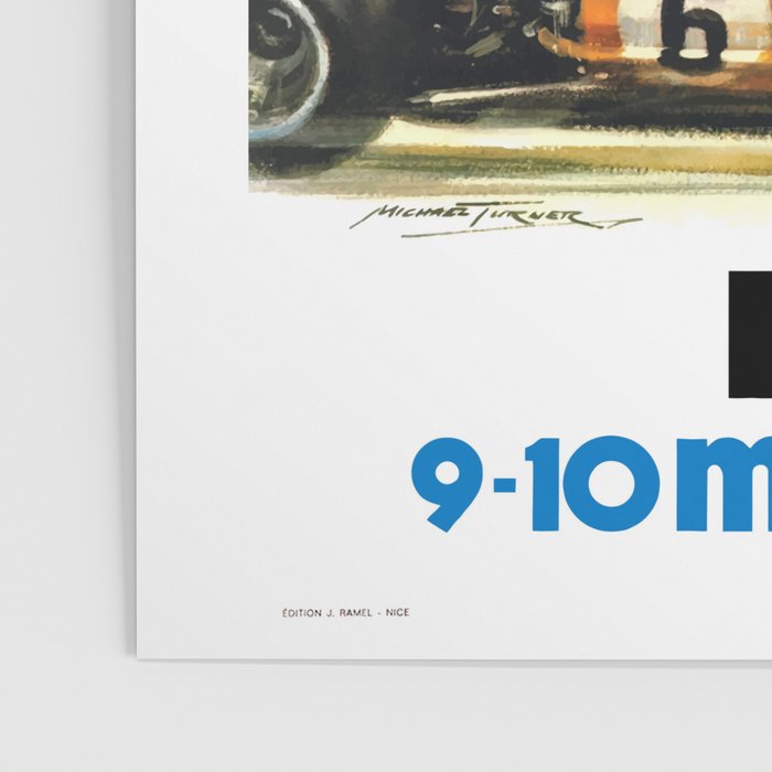 1970 MONACO Grand Prix Racing Poster Poster Gallery Image 3