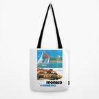 1970 MONACO Grand Prix Racing Poster Tote Bag Gallery Image 2