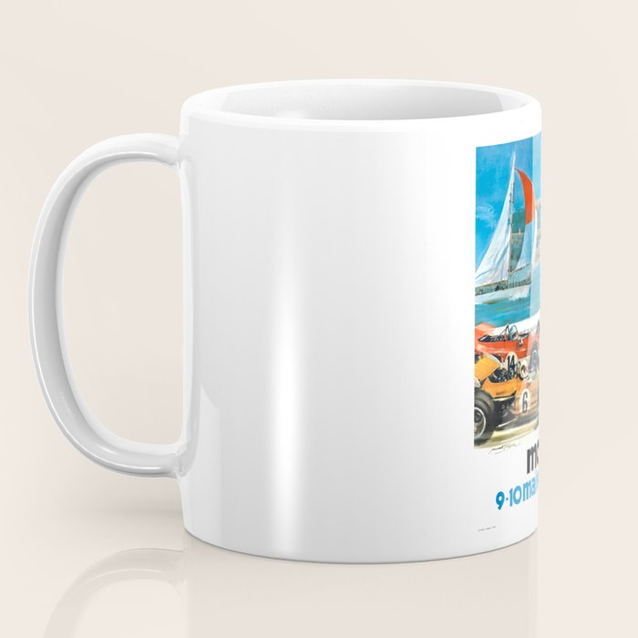 1970 MONACO Grand Prix Racing Poster Coffee Mug Gallery Image 3