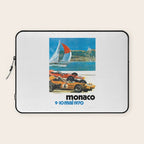 1970 MONACO Grand Prix Racing Poster Laptop Sleeve Gallery Image 1