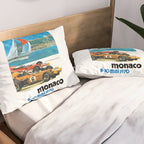 1970 MONACO Grand Prix Racing Poster Pillow Sham Gallery Image 2