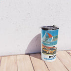 1970 MONACO Grand Prix Racing Poster Travel Mug Gallery Image 4