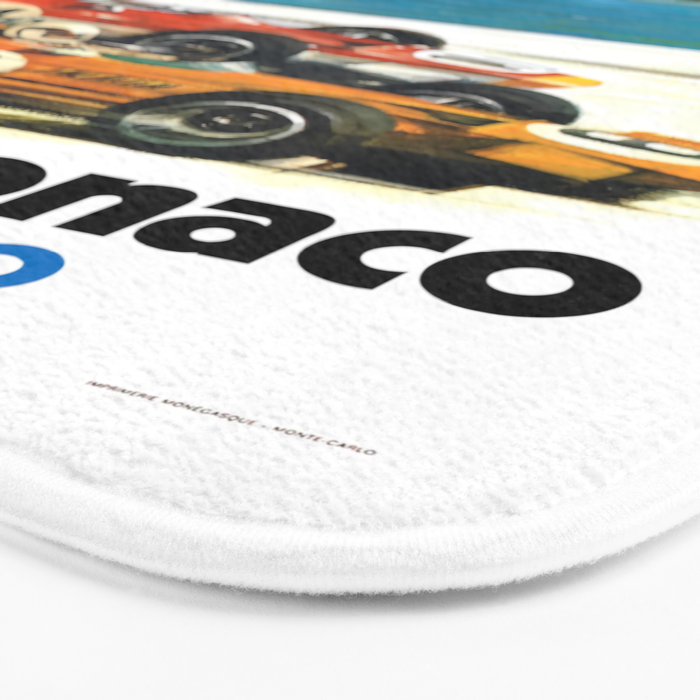 1970 MONACO Grand Prix Racing Poster Bath Mat Gallery Image 3