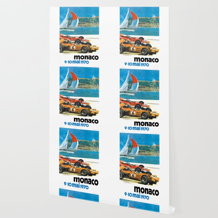 1970 MONACO Grand Prix Racing Poster Wallpaper Gallery Image 2