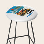 1970 MONACO Grand Prix Racing Poster Stool Gallery Image 2