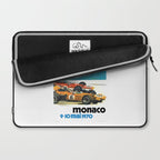 1970 MONACO Grand Prix Racing Poster Laptop Sleeve Gallery Image 2