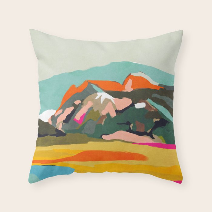 wanderlust abstract Throw Pillow Gallery Image 6