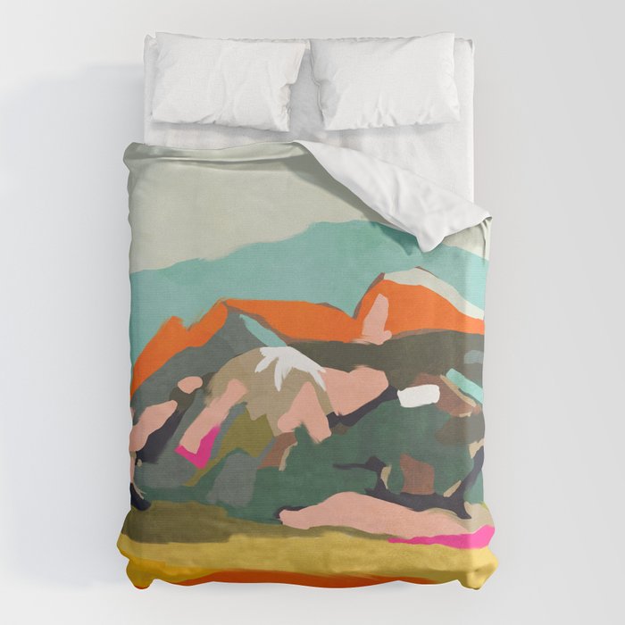 wanderlust abstract Duvet Cover Gallery Image 1