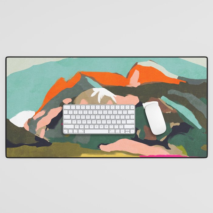 wanderlust abstract Desk Mat Gallery Image 1