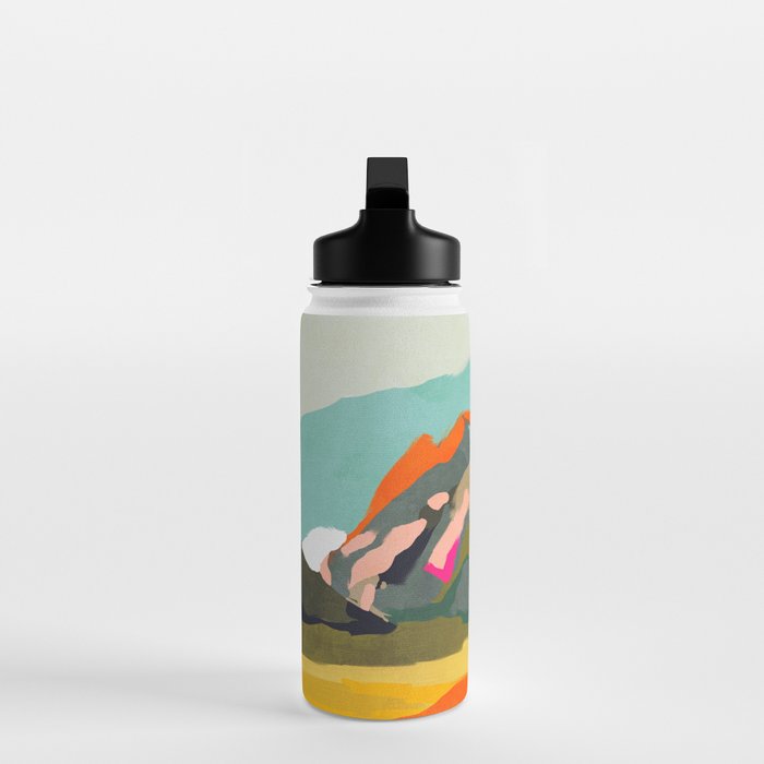 wanderlust abstract Water Bottle Gallery Image 3