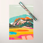 wanderlust abstract Wrapping Paper Gallery Image 1