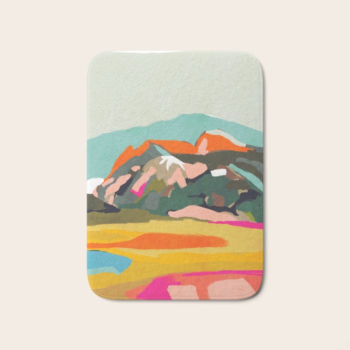 wanderlust abstract Bath Mat Gallery Image 1