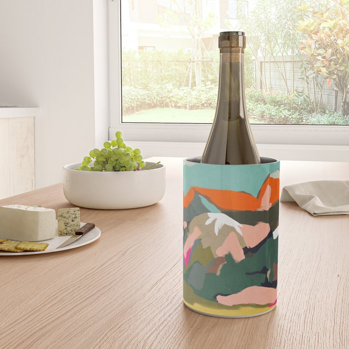 wanderlust abstract Wine Chiller Gallery Image 4