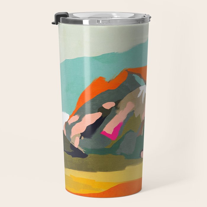 wanderlust abstract Travel Mug Gallery Image 3