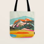 wanderlust abstract Tote Bag Gallery Image 1