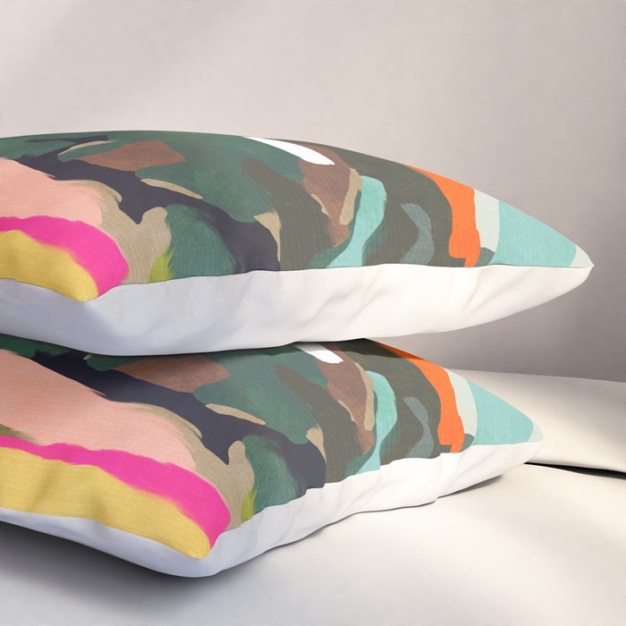 wanderlust abstract Pillow Sham Gallery Image 3