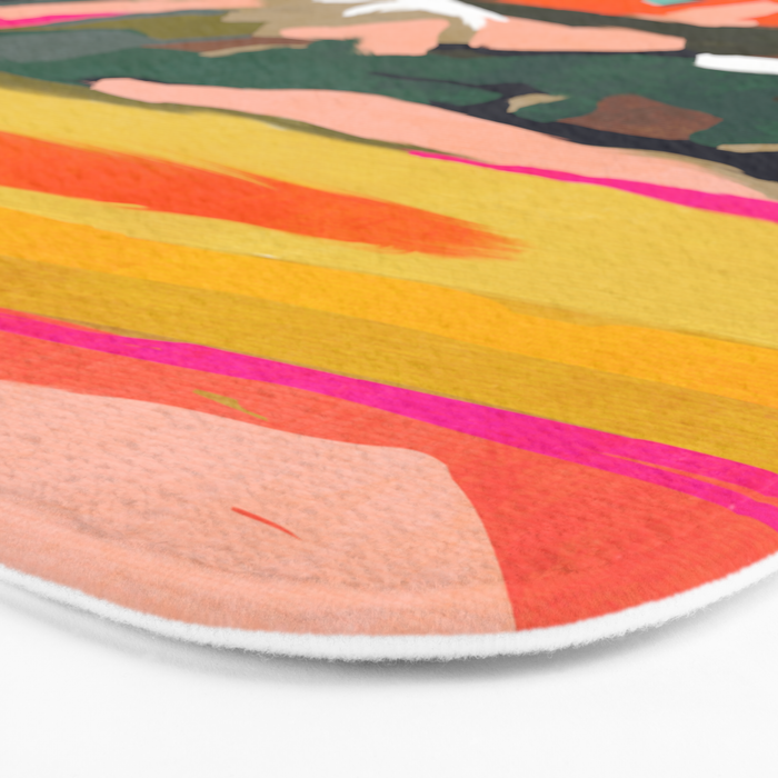 wanderlust abstract Bath Mat Gallery Image 3
