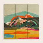 wanderlust abstract Wood Wall Art Gallery Image 1