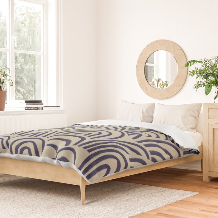 Charcoal Arches #2 Duvet Cover Gallery Image 2