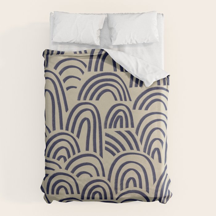 Charcoal Arches #2 Duvet Cover Gallery Image 6