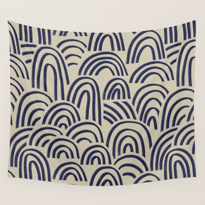 Charcoal Arches #2 Wall Tapestry Gallery Image 4