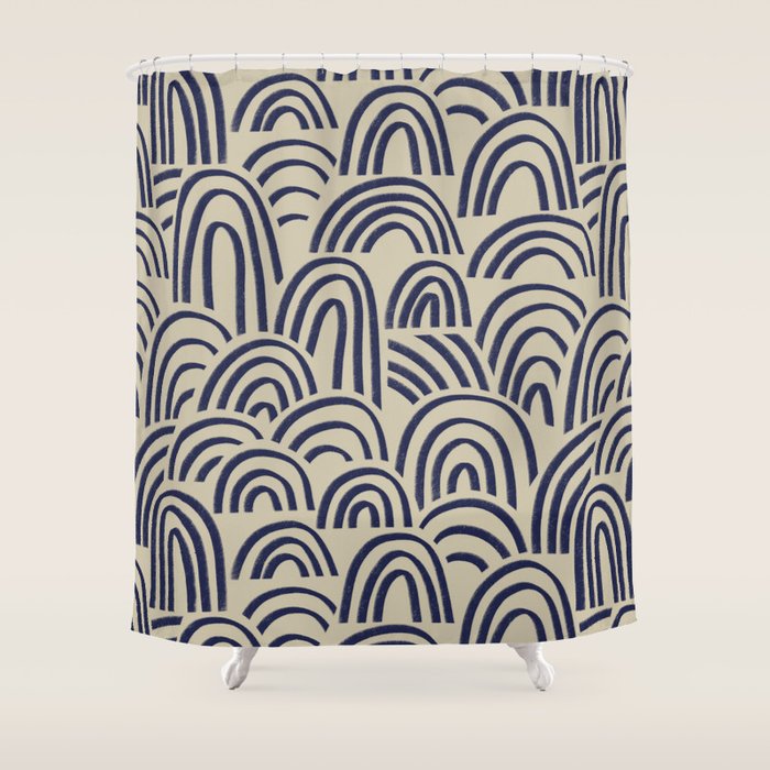 Charcoal Arches #2 Shower Curtain Gallery Image 1