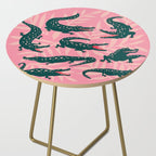 Alligator Collection - Pink & Teal Side Table Gallery Image 2